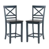 Asstd National Brand Rogers 2-pc. Counter Height Bar Stool In Blue