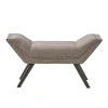 Asstd National Brand Rosalynn Tufted Ottoman In Gray