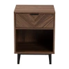 Asstd National Brand Sadia 1-drawer End Table In Brown