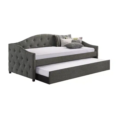 Asstd National Brand Sadie Kid's Daybed With Trundle In Gray