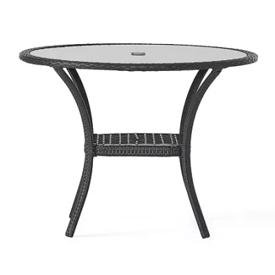 Asstd National Brand San Pico Iron Side Table In Gray