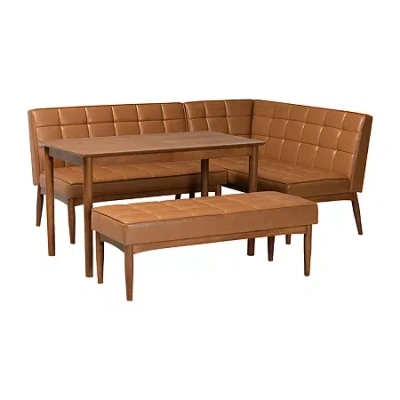 Asstd National Brand Sanford Dining Room Collection 4-pc. Rectangular Dining Set In Brown