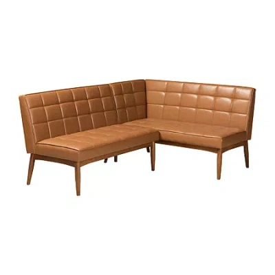 Asstd National Brand Sanford Dining Room Collection Bench In Brown