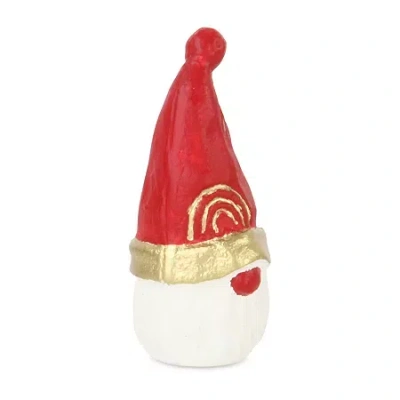 Asstd National Brand Santa Cast Iron 4.5''h Gnome In Red