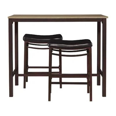 Asstd National Brand Sarah 3-pc. Pub Set In Brown