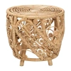Asstd National Brand Saranna Rattan End Table In Brown