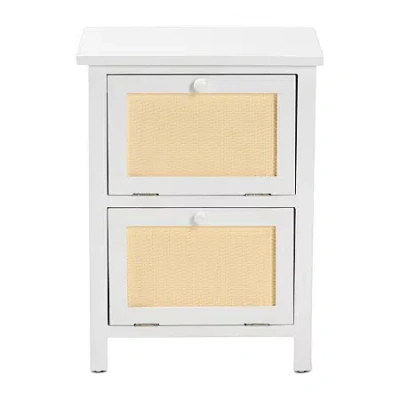 Asstd National Brand Sariah 2-drawer Nightstand In Sand