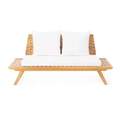 Asstd National Brand Sedona Loveseat In White