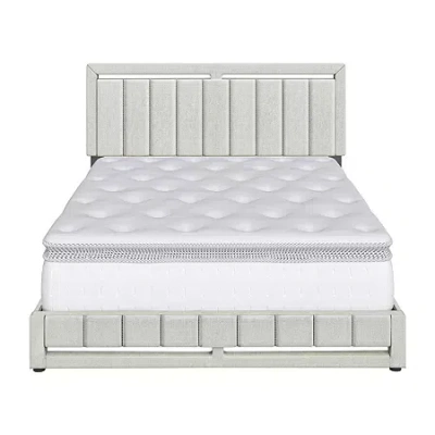 Asstd National Brand Shalene Upholstered Platform Bed In Sand