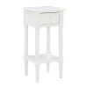 Asstd National Brand Shangri Storage 1-drawer End Table In White
