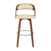 Asstd National Brand Shelly Swivel Bar Stool In Sand