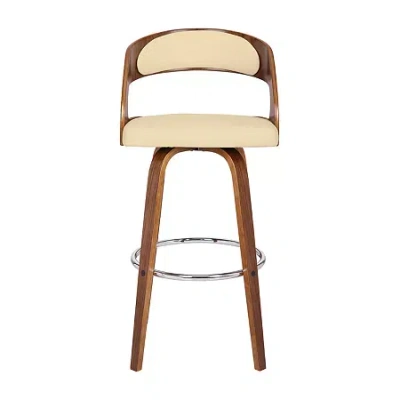 Asstd National Brand Shelly Swivel Bar Stool In Sand