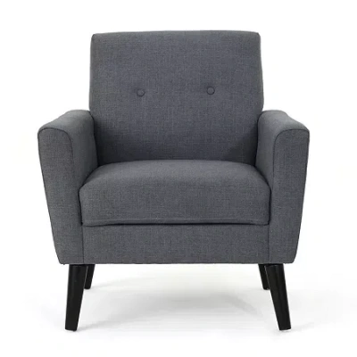 Asstd National Brand Sienna Track Arm Chair In Gray