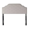Asstd National Brand Silas Full/queen Upholstered Recatangle Headboard In Gray