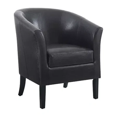 Asstd National Brand Simon Living Room Collection Club Chair In Black