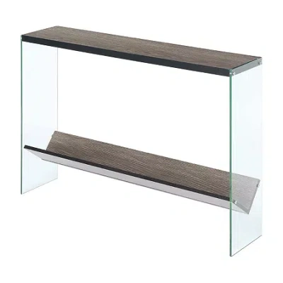 Asstd National Brand Soho Console Table In Gray