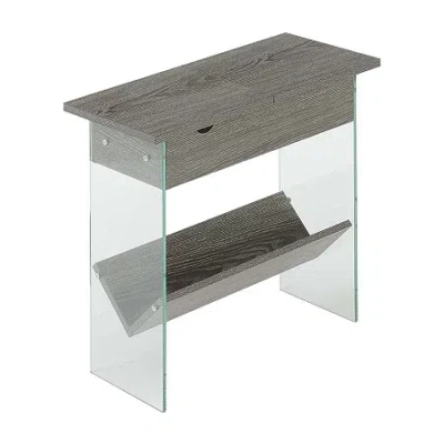 Asstd National Brand Soho End Table In Gray