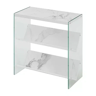 Asstd National Brand Soho Office Collection 2-shelf Bookcase In White