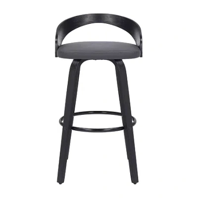 Asstd National Brand Sonia Swivel Bar Stool In Gray