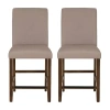 Asstd National Brand Stanton 1 Pair Counter Height Bar Stool In Brown