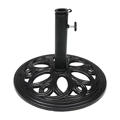 Asstd National Brand Sunnydaze Collection Patio Umbrella Base In Black