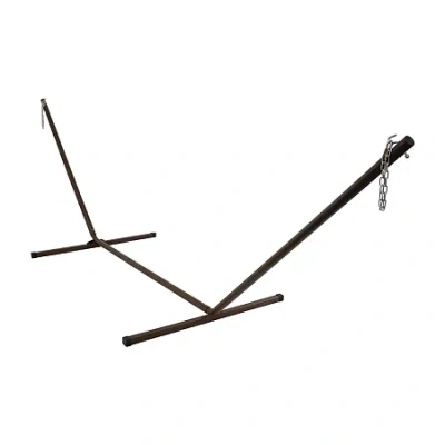 Asstd National Brand Sunnydaze Patio Collection 15-foot Hammock Stand In Brown