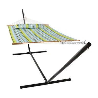 Asstd National Brand Sunnydaze Patio Collection Hammock In Blue