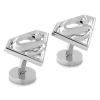 Asstd National Brand Superman Cufflinks In Silver