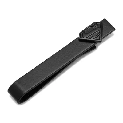 Asstd National Brand Superman Tie Bar In Black