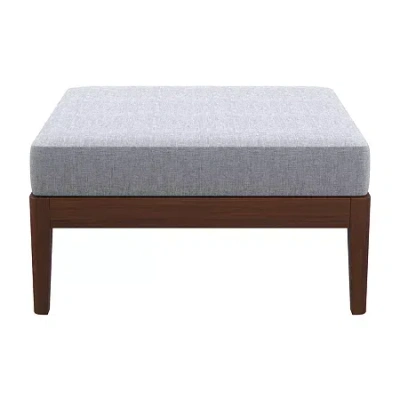 Asstd National Brand Sutherland Outdoor And Collection Ottoman In Brown