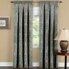 Asstd National Brand Sutton Rod Pocket Blackout Single Curtain Panel In Green