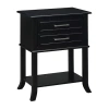 Asstd National Brand Sydney 2-drawer End Table In Black