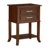 Asstd National Brand Sydney 2-drawer End Table In Brown