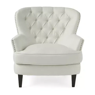 Asstd National Brand Tafton Track Arm Chair In Purple