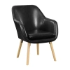 Asstd National Brand Take A Seat Charlotte Accent Chair In Black
