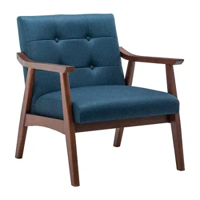 Asstd National Brand Take A Seat Natalie Arm Chair In Blue