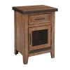 Asstd National Brand Taos 1 Drawer Nightstand In Brown