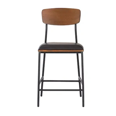 Asstd National Brand Taplin Counter Height Bar Stool In Brown