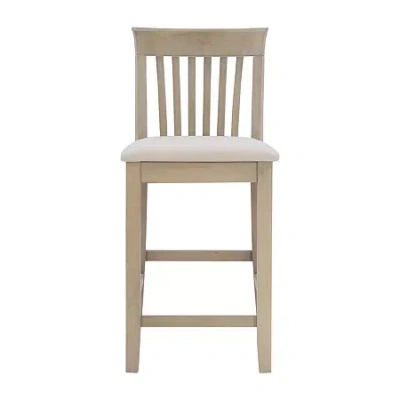 Asstd National Brand Tarlton Counter Height Upholstered Bar Stool In Sand