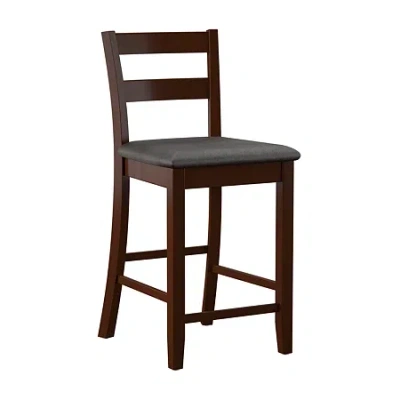 Asstd National Brand Tarlton Kitchen And Dinning Room Collection Counter Height Bar Stool In Brown