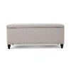 Asstd National Brand Tatiana Storage Ottoman In Sand