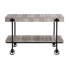 Asstd National Brand Tempe Storage Console Table In White
