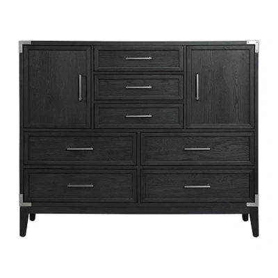 Asstd National Brand The Addyson Bedroom Collection 7-drawer Chest In Black