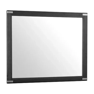 Asstd National Brand The Addyson Bedroom Collection Dresser Mirror In Black