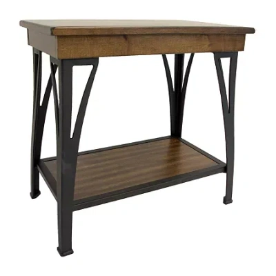 Asstd National Brand The District Chairside Table In Brown