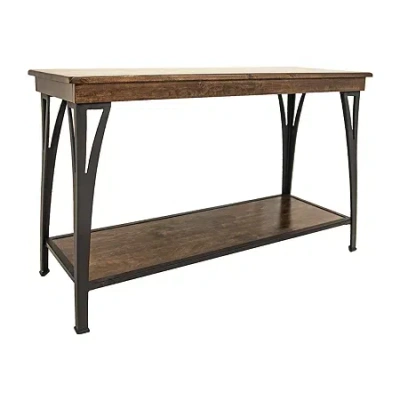 Asstd National Brand The District Console Table In Brown