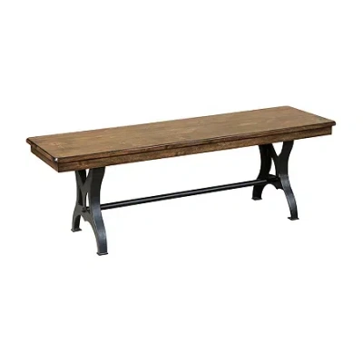 Asstd National Brand The District Dining Bench In Brown