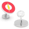 Asstd National Brand The Flash Cufflinks In Red