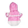 Asstd National Brand The Pet Life Baby Blue Pvc Waterproof Adjustable Pet Raincoat In Pink
