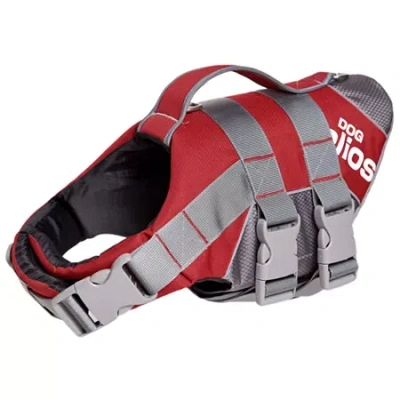 Asstd National Brand The Pet Life Helios Splash-explore Outer Performance 3m Reflective And Adjustable Buoyant Dog Harnes In Red